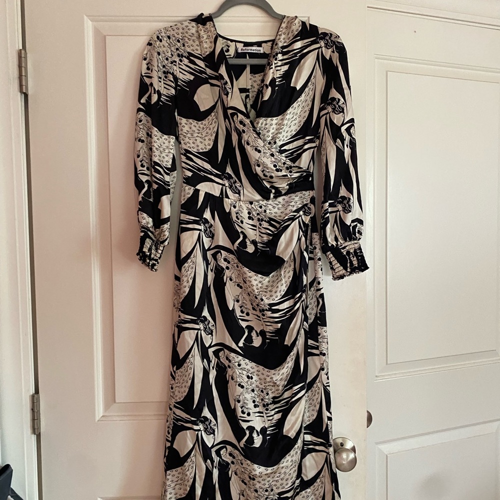 Realisation par silk maxi dress
